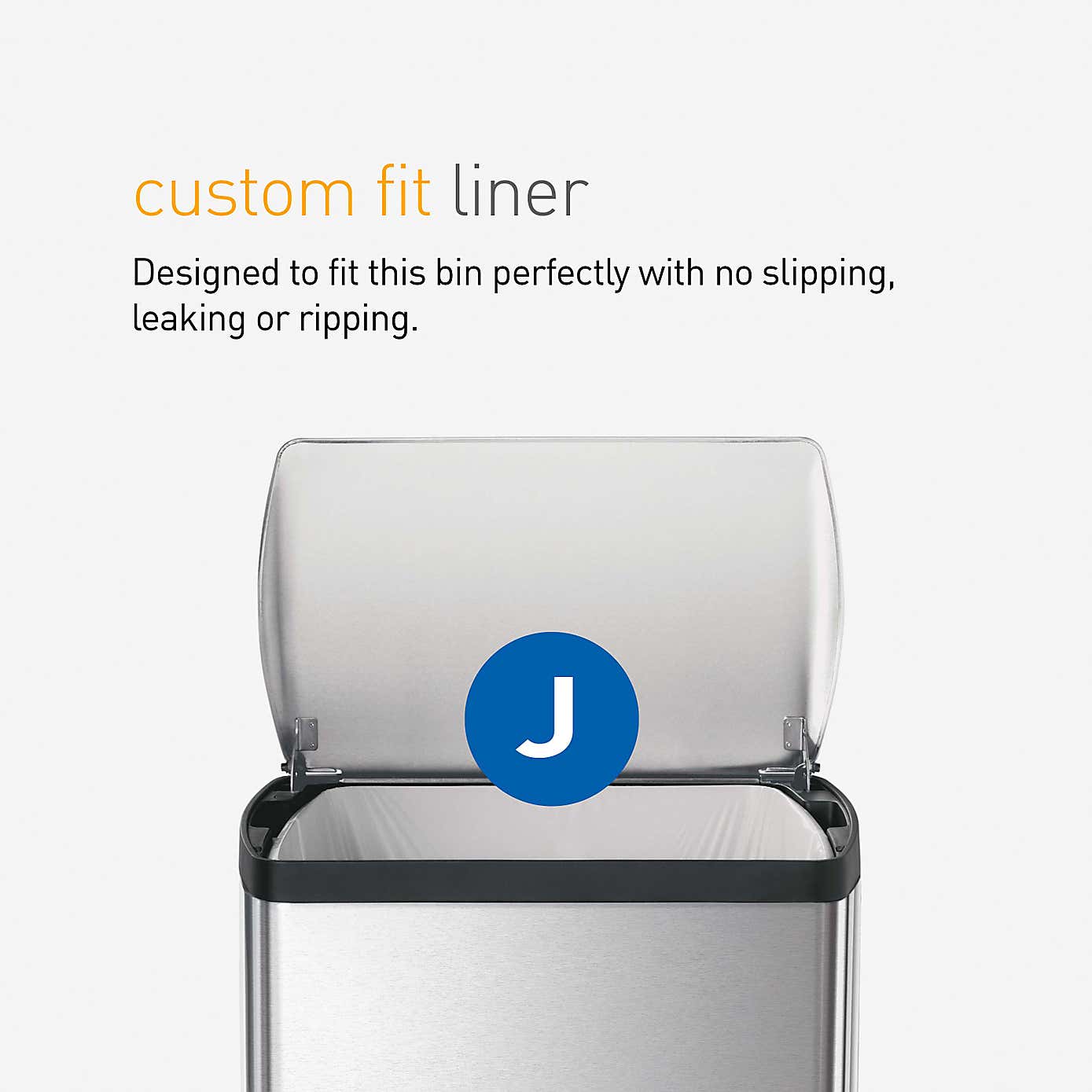 simplehuman 38 Litre Rectangular Pedal Bin