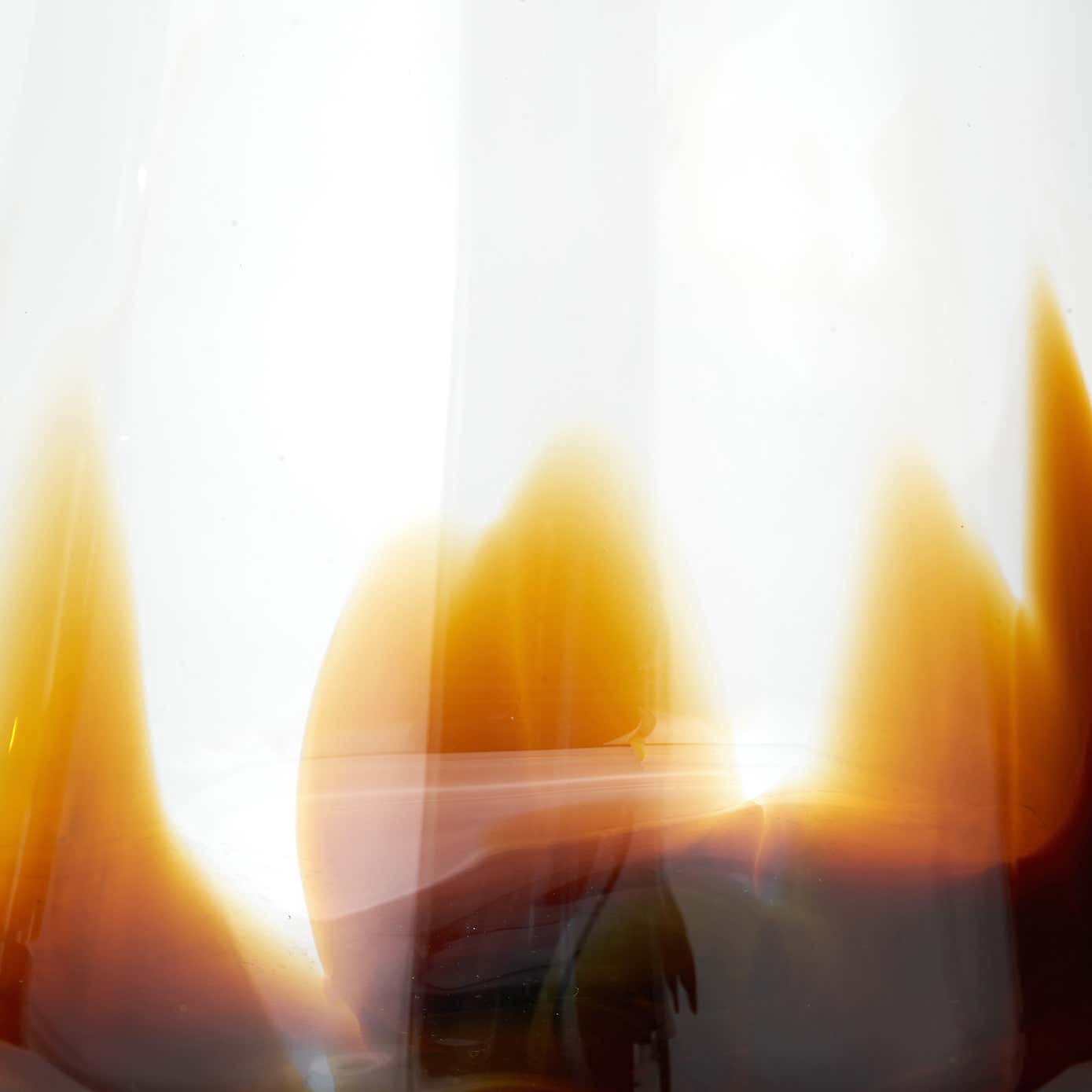 Ombre Glass Bell Vase