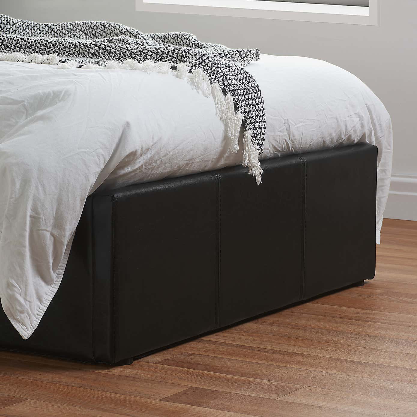Berlin Faux Leather Ottoman Bed Frame