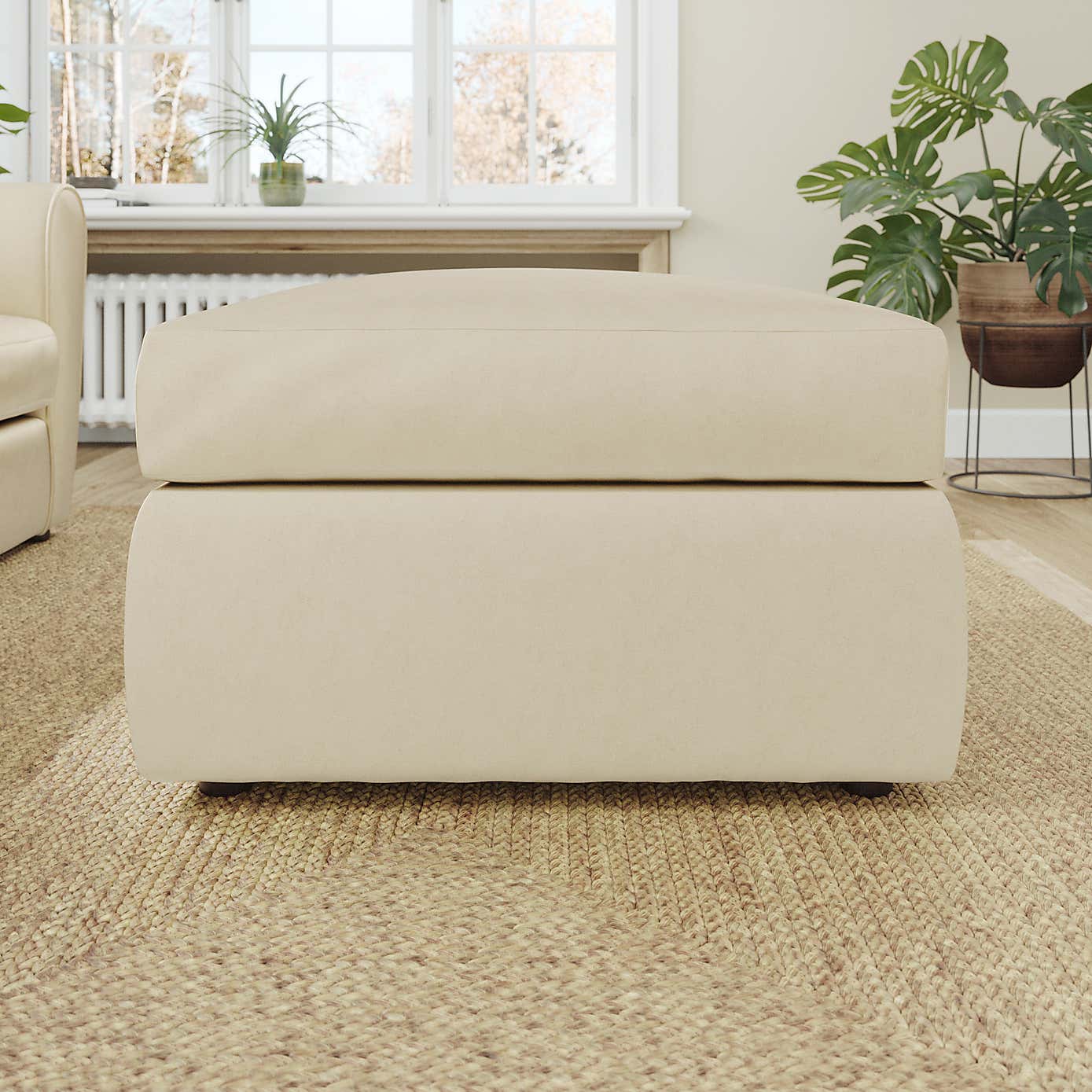 Blake Opulent Velvet Footstool