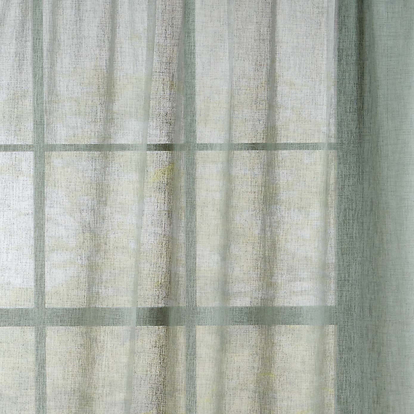 Recycled Polyester Slot Top Single Voile Panel