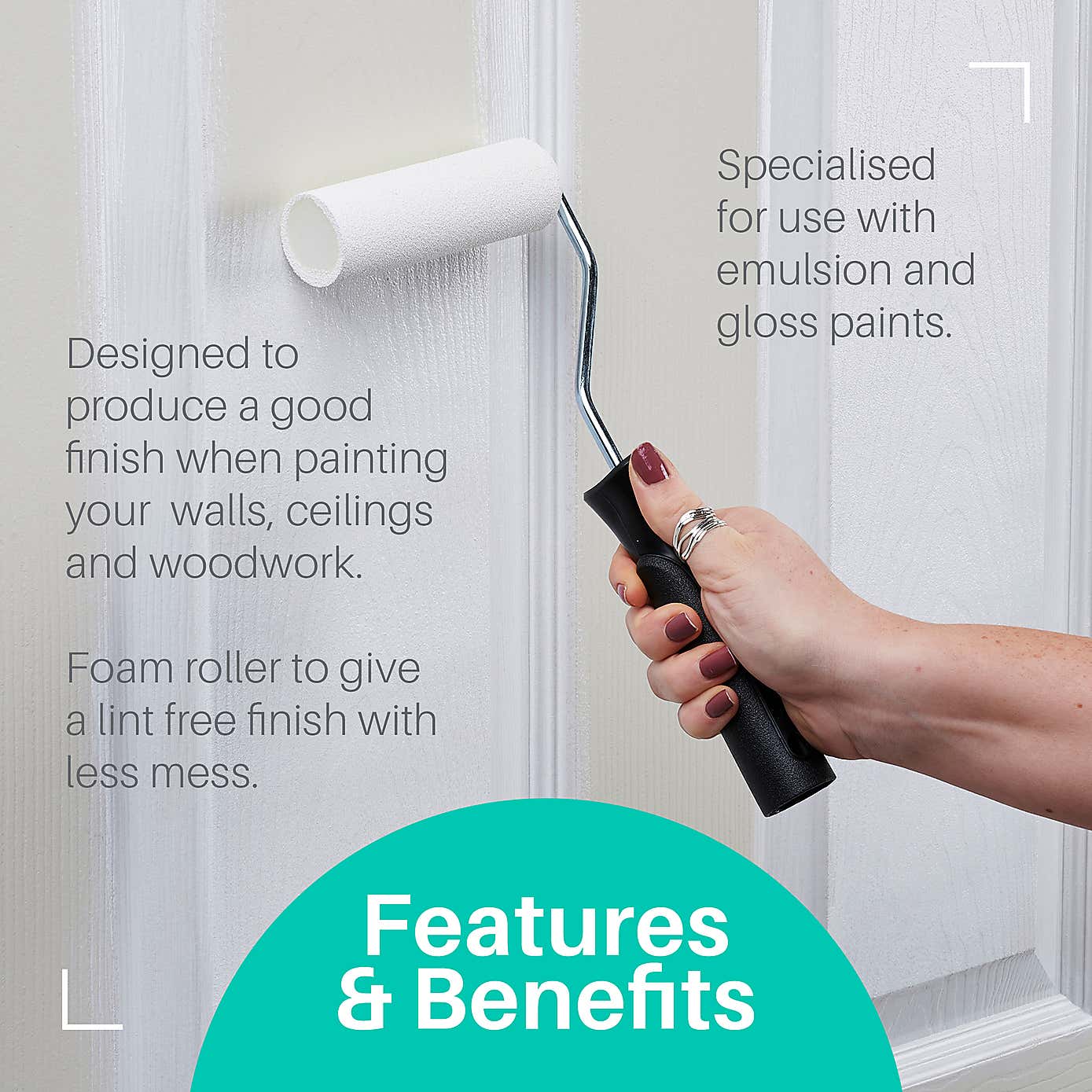 Harris Essentials 4 Mini Roller Set