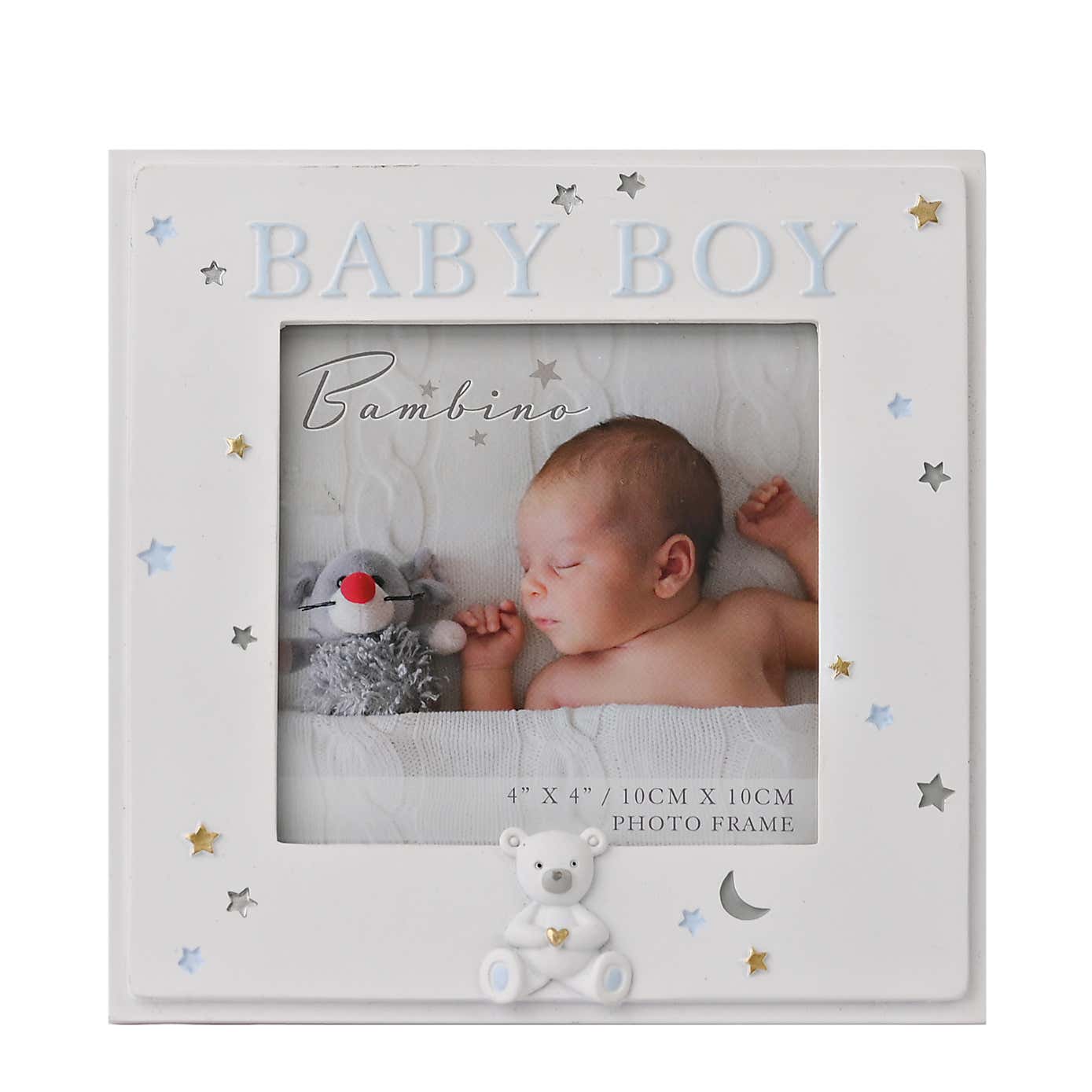 Bambino Resin Baby Boy Photo Frame