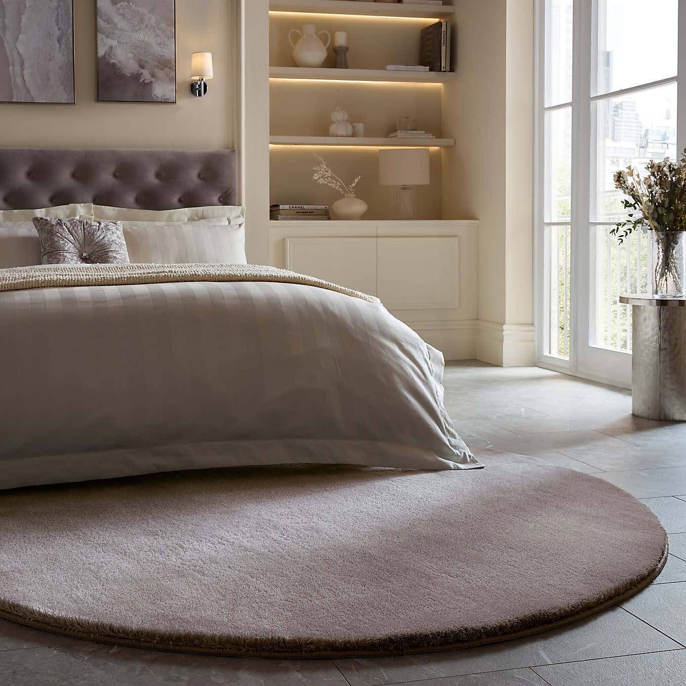 Lumi Supersoft Luxe Sheen Round Rug