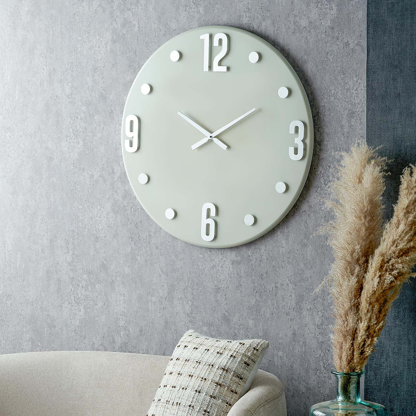 Retro Numbers Wall Clock