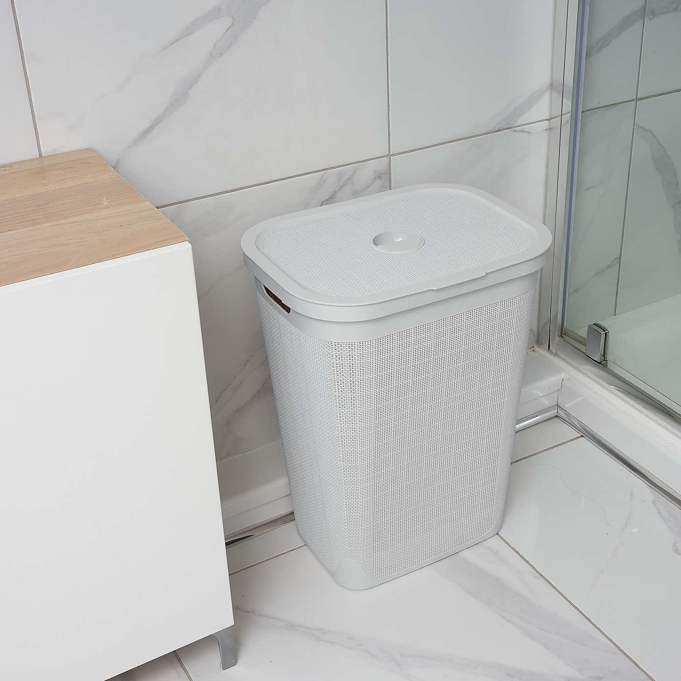 Addis Hessian 60L Laundry Hamper