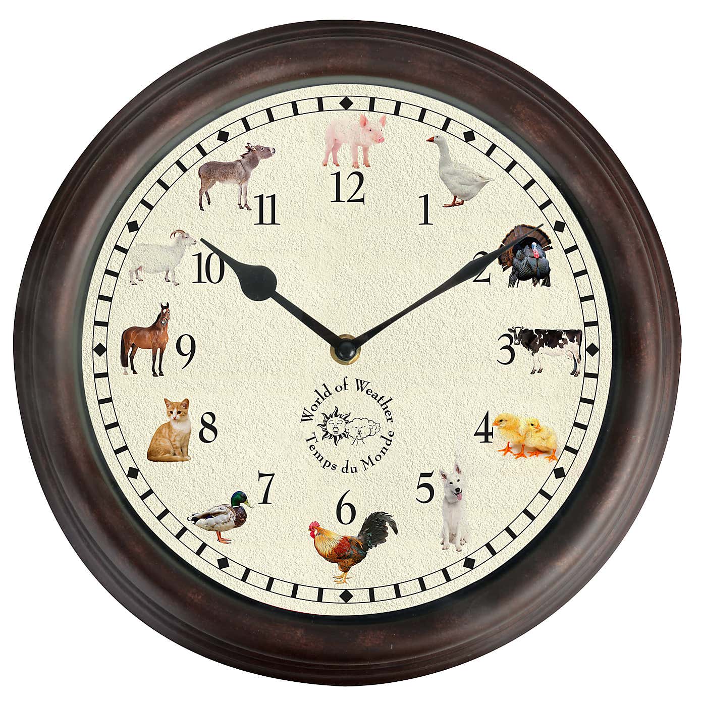 Fallen Fruits Farm Animal Sounds Clock