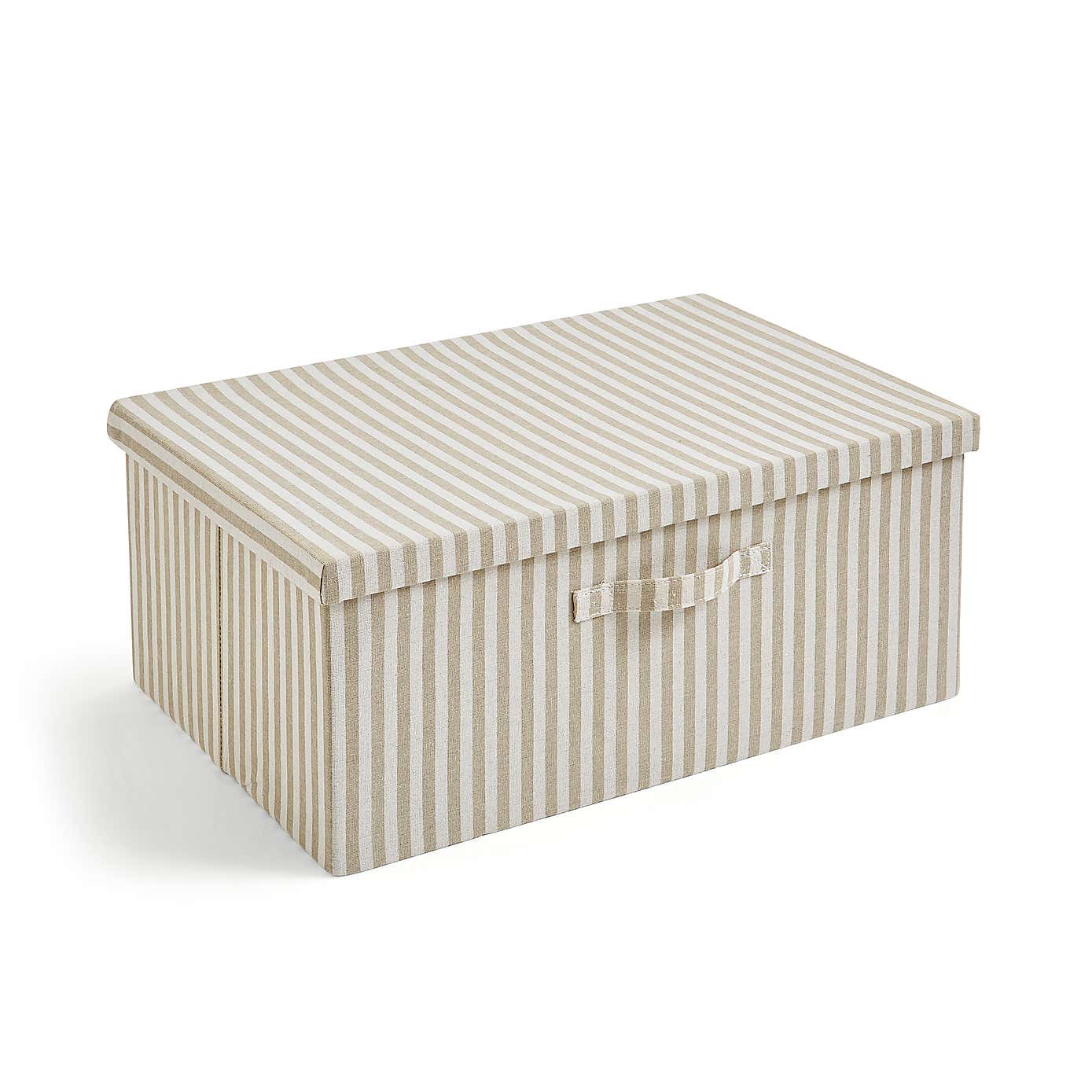 Striped Foldable Storage Box