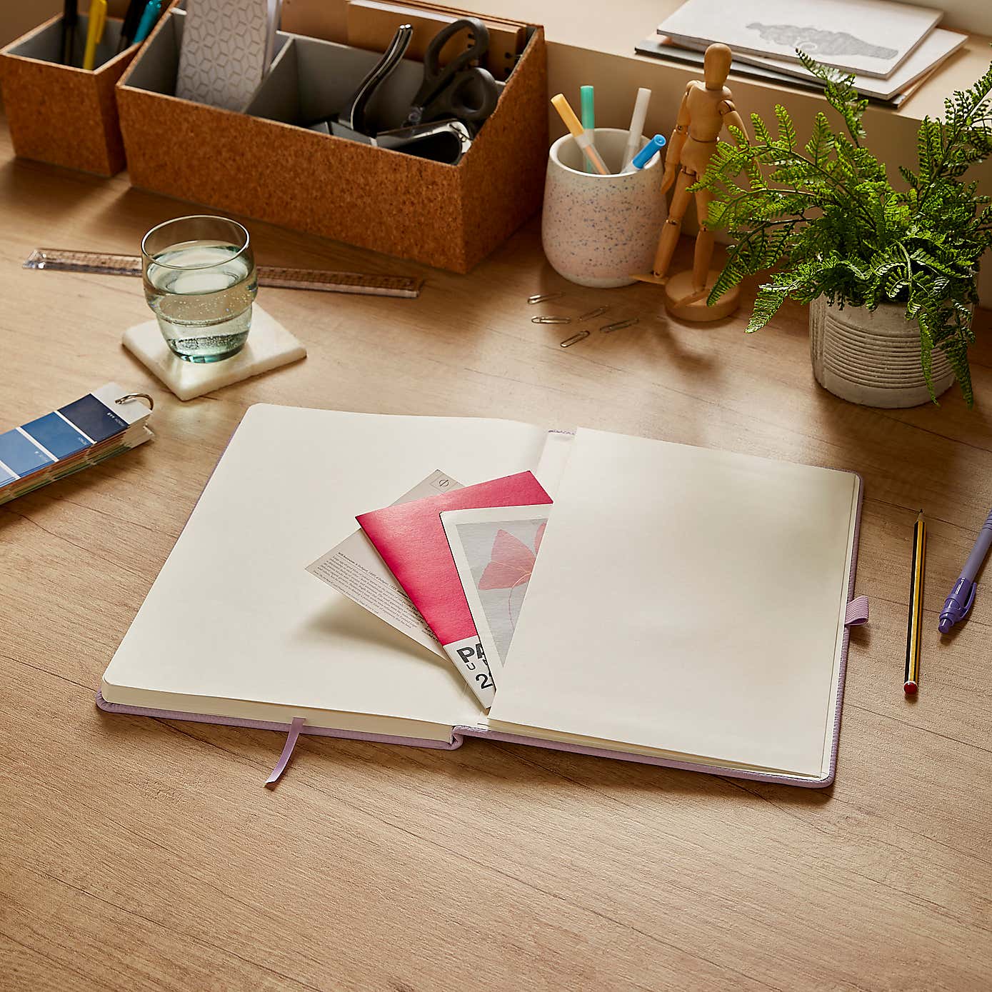 Waters and Noble Premium Faux Leather Notebook