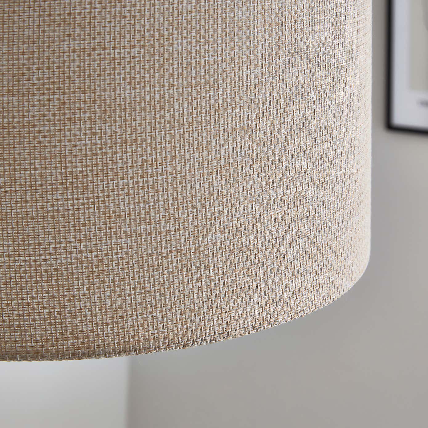 Barkweave Easy Fit Drum Lamp Shade