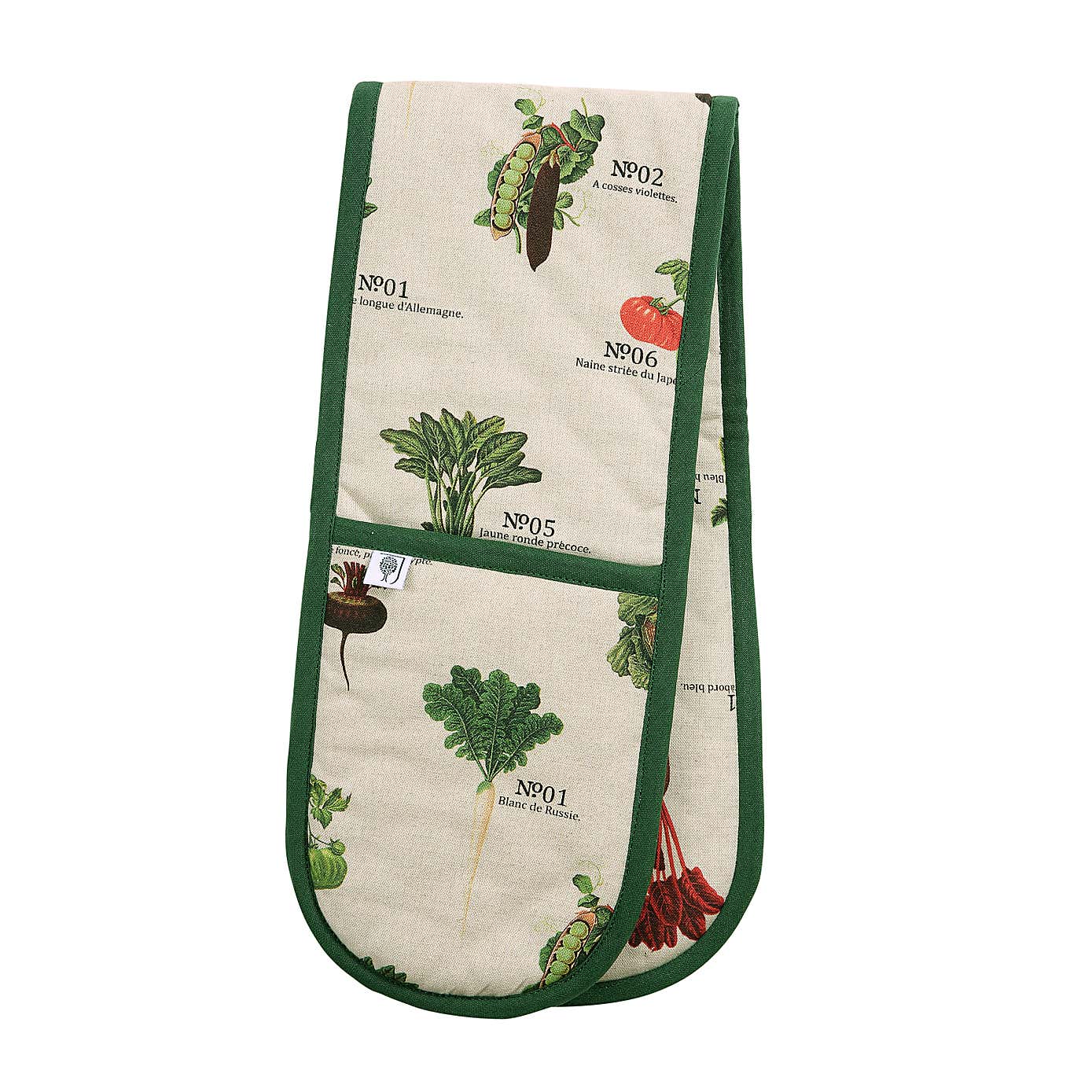 RHS by Dexam Benary Vegetables Double Oven Gloves