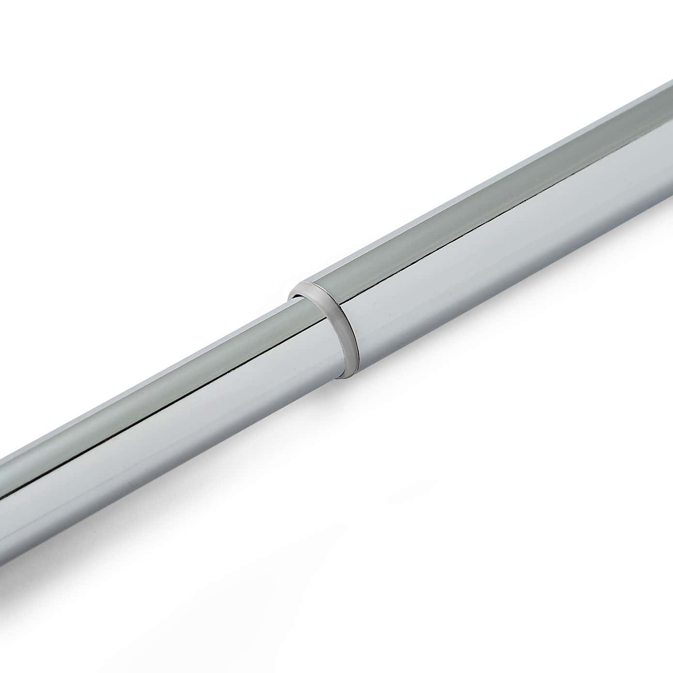 Barrel Metal Extendable Eyelet Curtain Pole 16/19mm