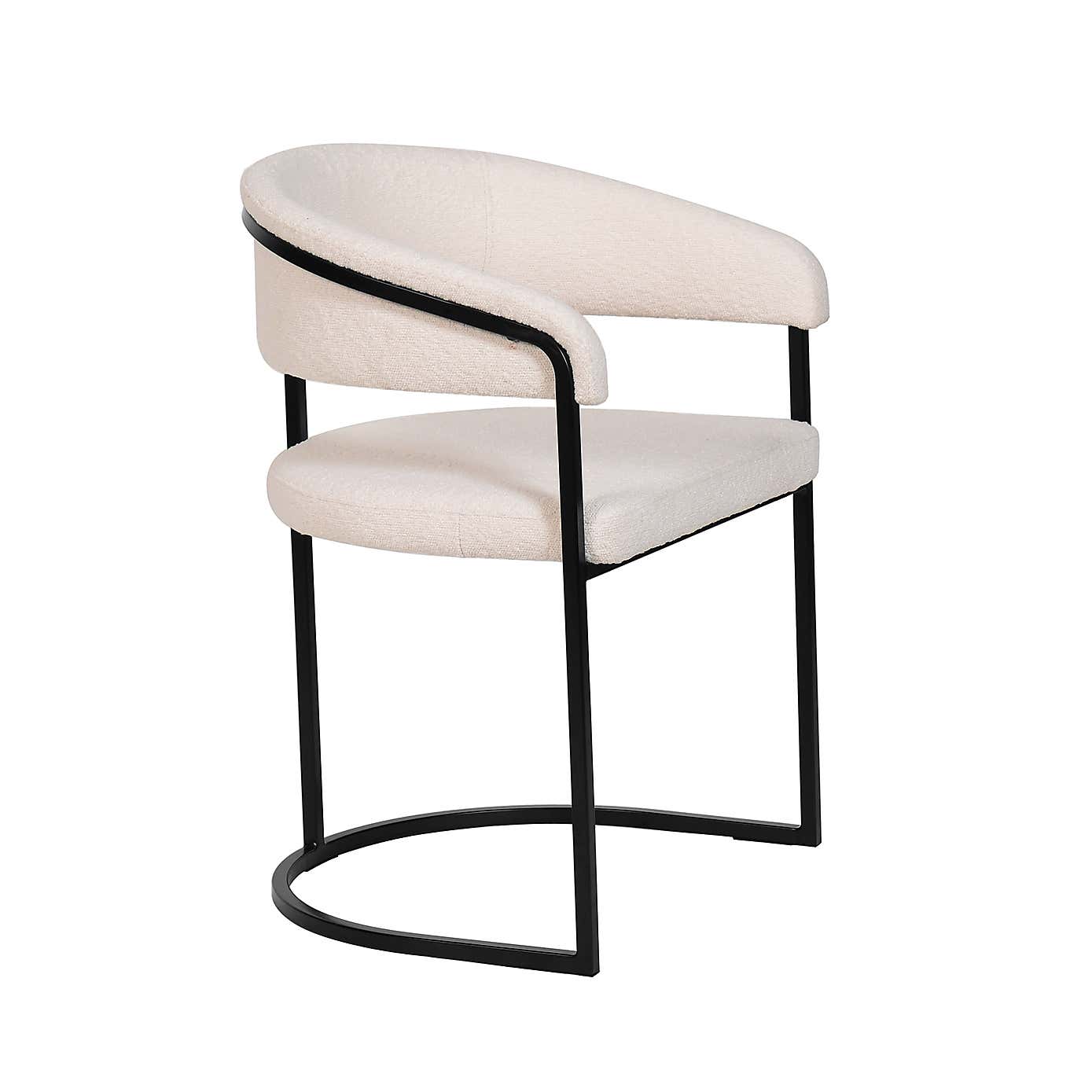 Zena Boucle Dining Chair