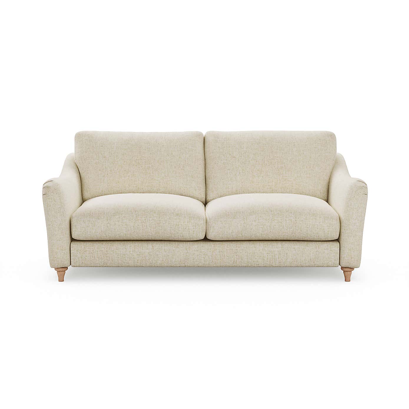 Hattie Slub Faux Linen 3 Seater Sofa