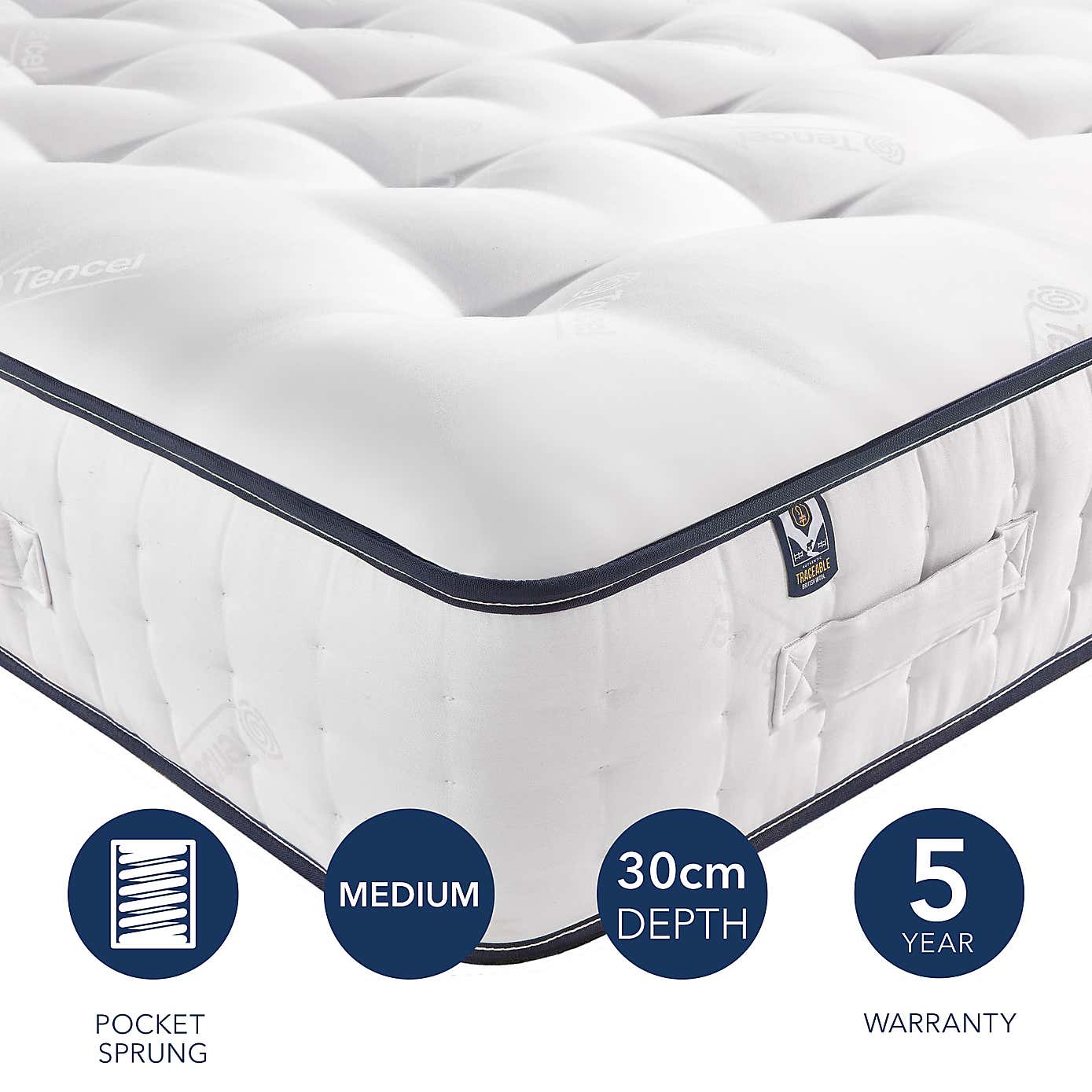 Silentnight Wool Naturals 1600 Pocket Mattress