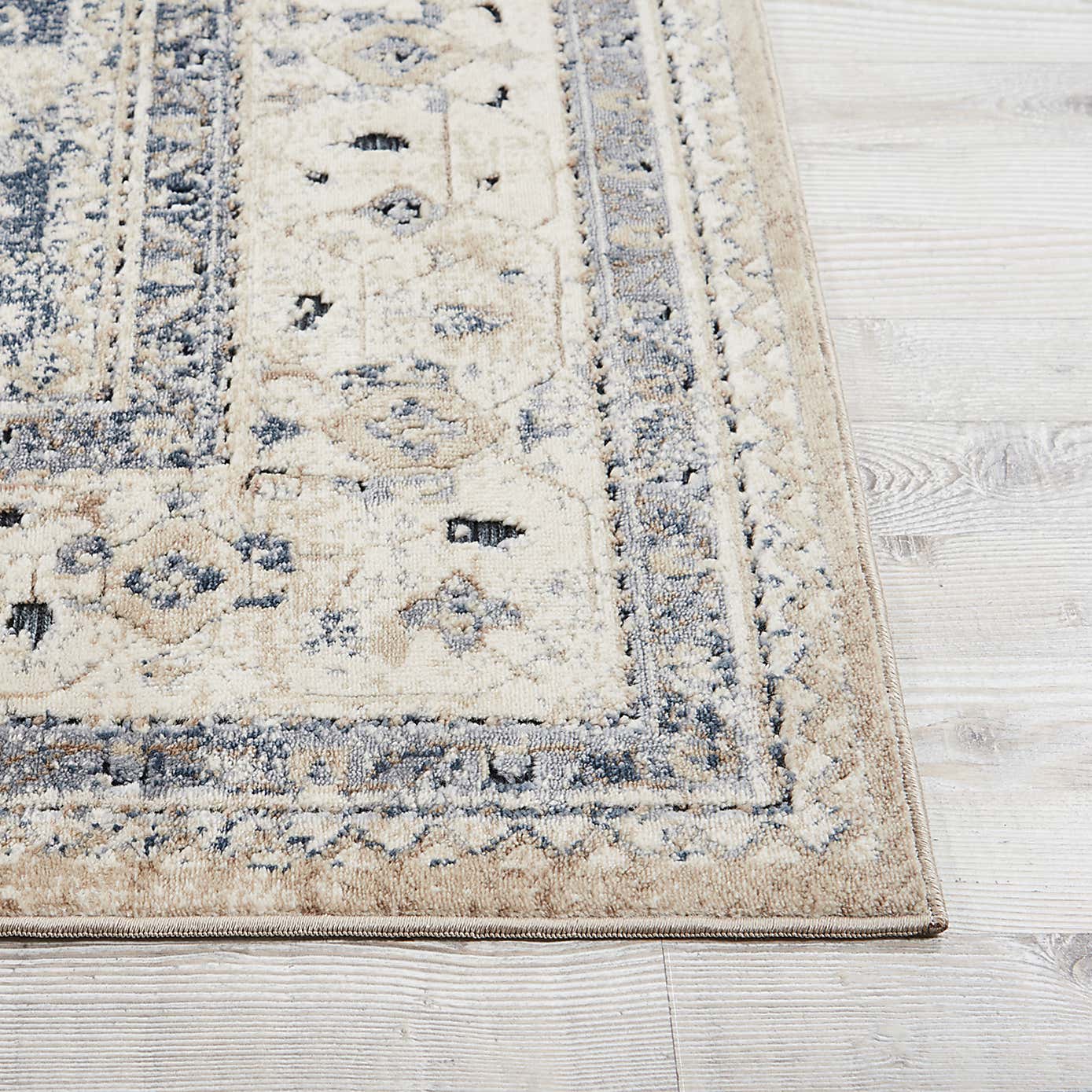 Beige and Blue Malta 2 Rug