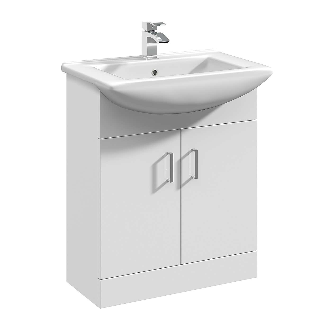 Mayford 2 Door Vanity Unit with Square Basin