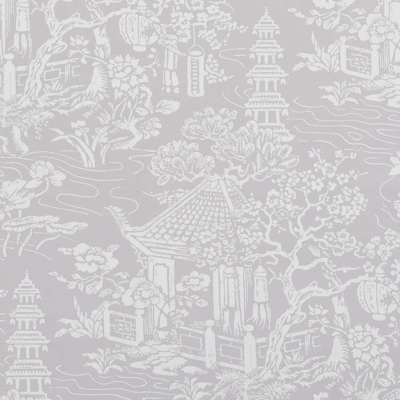 Japandi Pagoda Blackout Grey Roller Blind