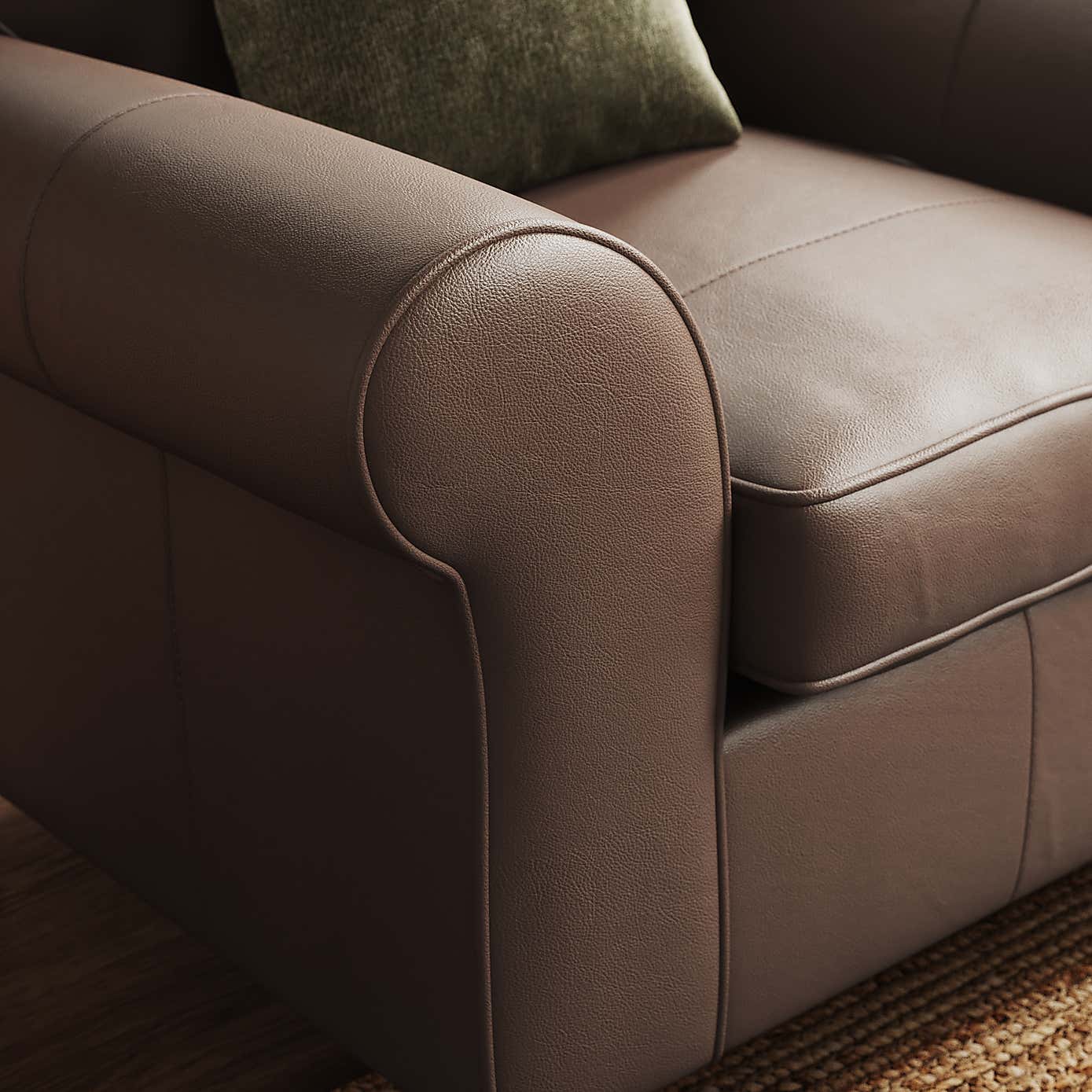 Flori Classic Leather Armchair