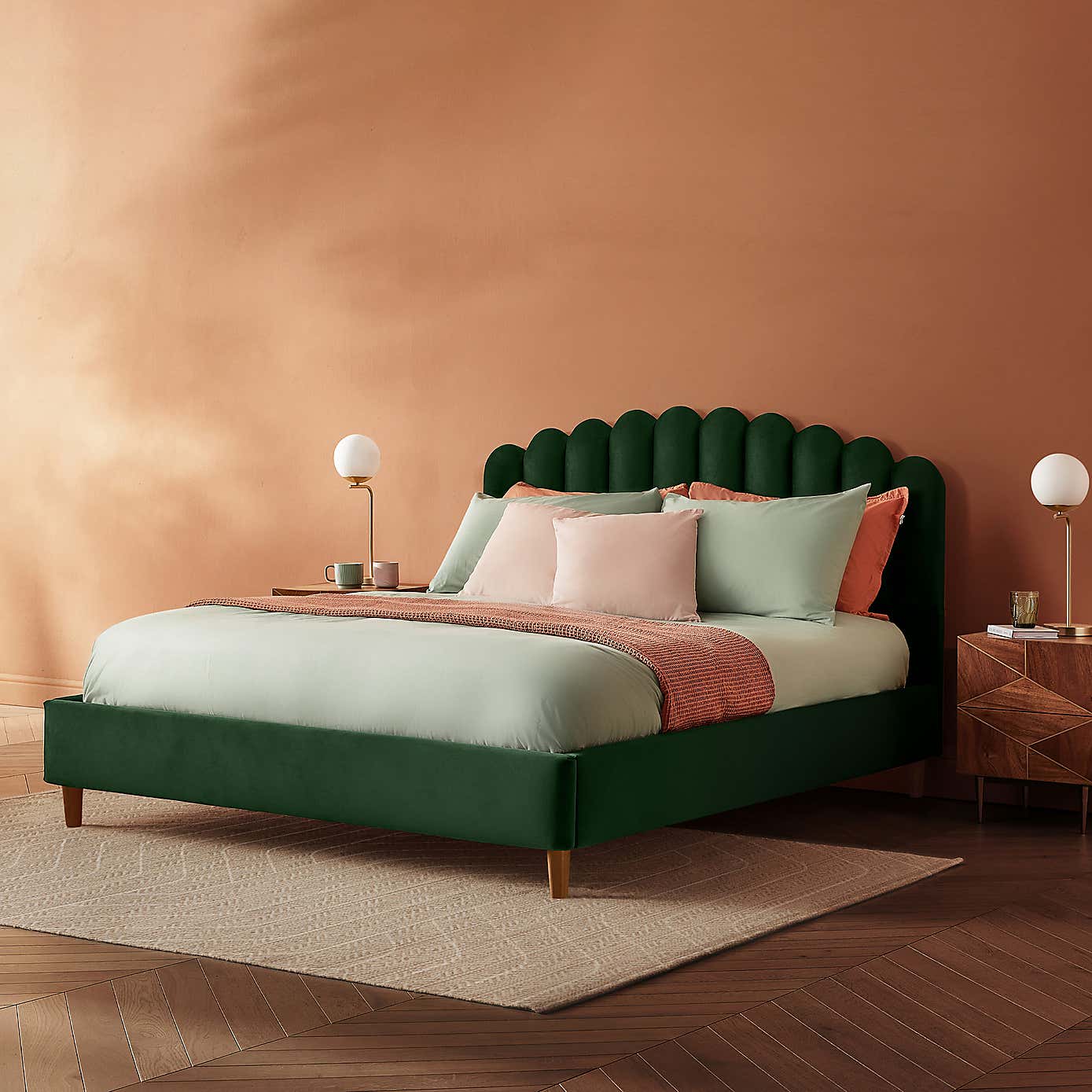 Silentnight Oriana Bed Frame, Velvet