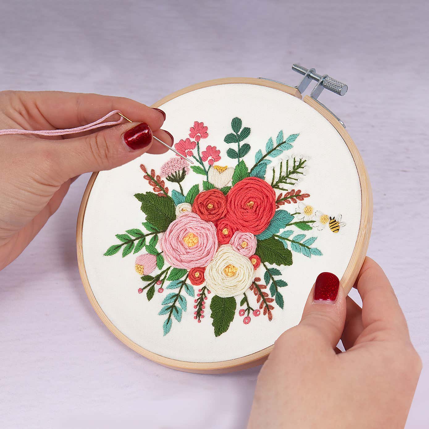 Embroidery Kit Rose