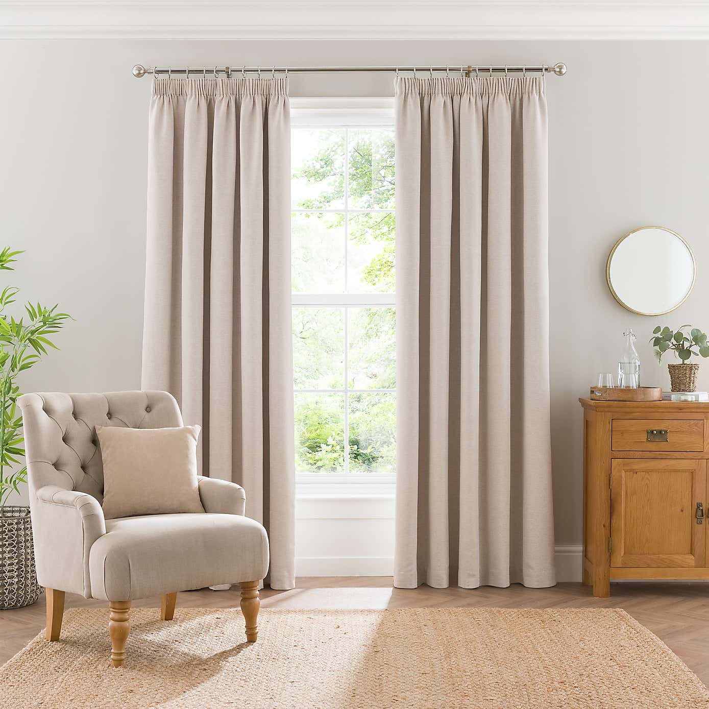 Elmore Blackout Pencil Pleat Curtains