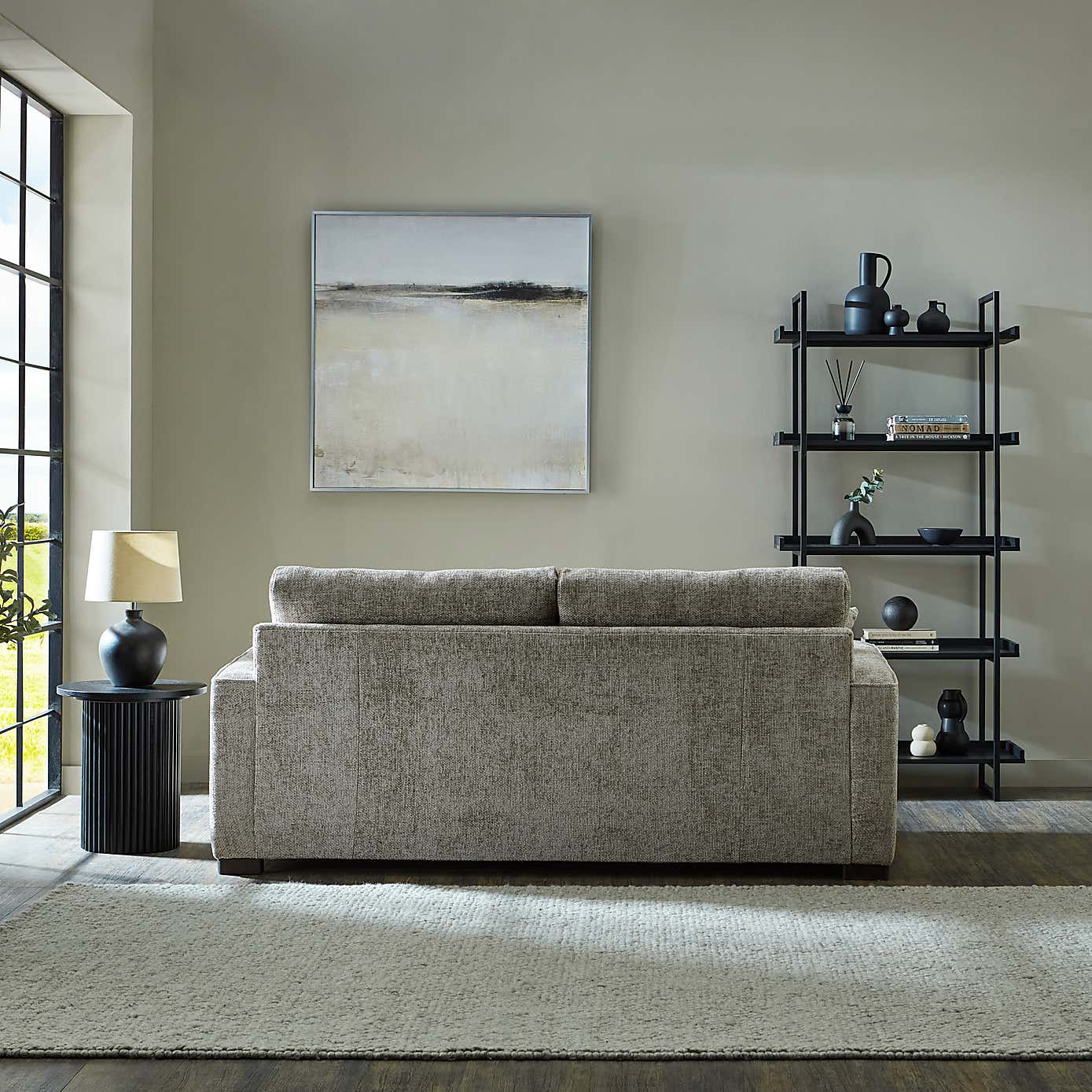 Carson Chunky Chenille 3 Seater Sofa