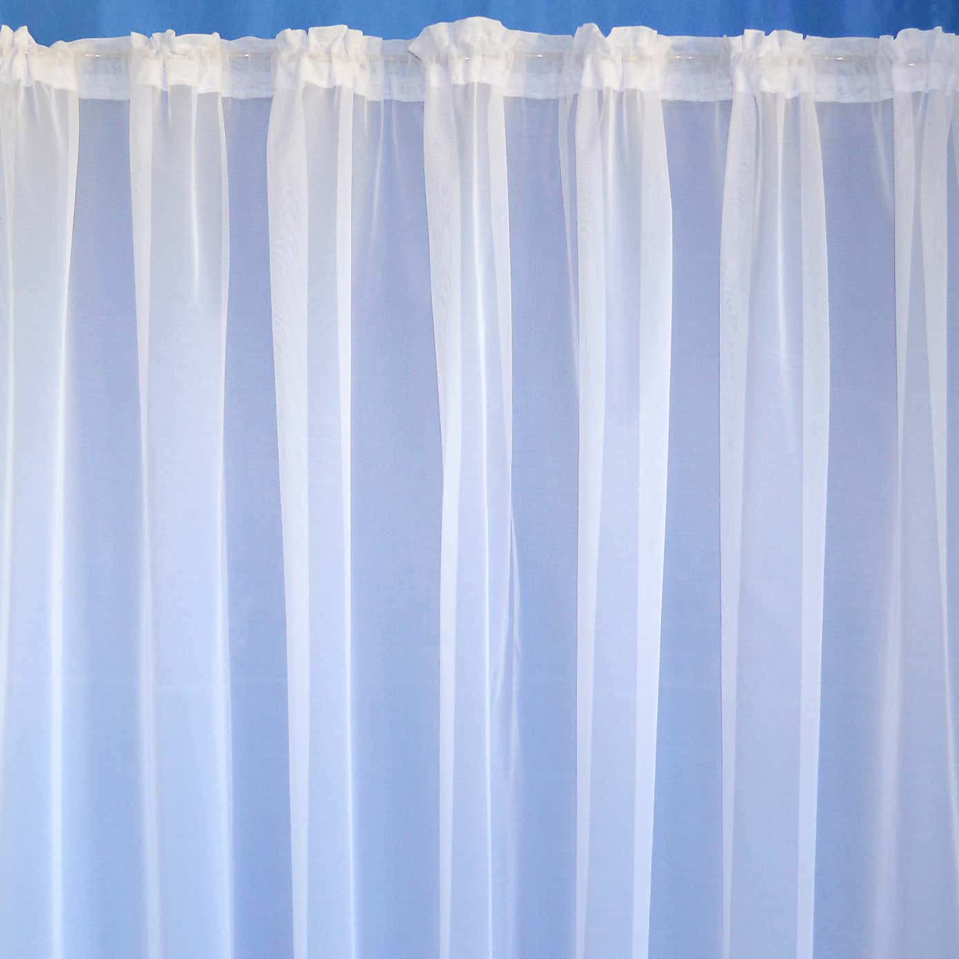 Plain Leaded Net Curtain Fabric