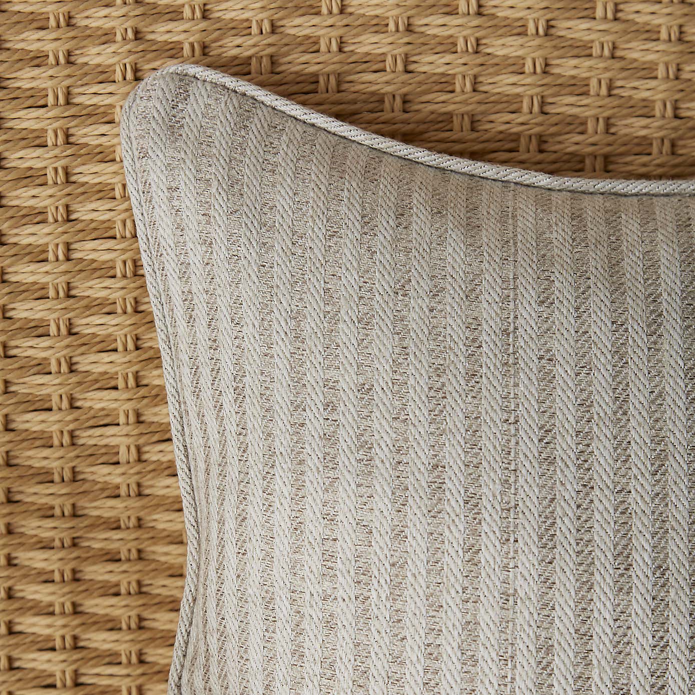 Churchgate Herringbone Natural Cushion