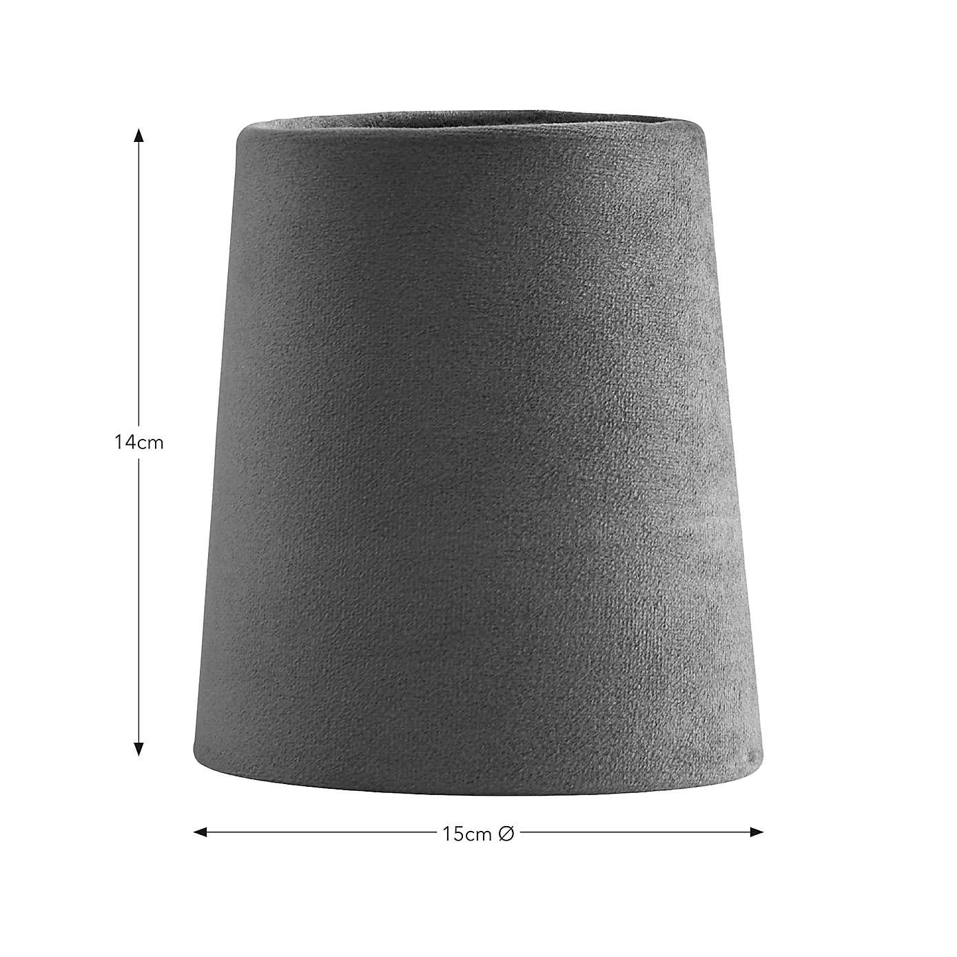 Clara Velvet Tapered Lamp Shade