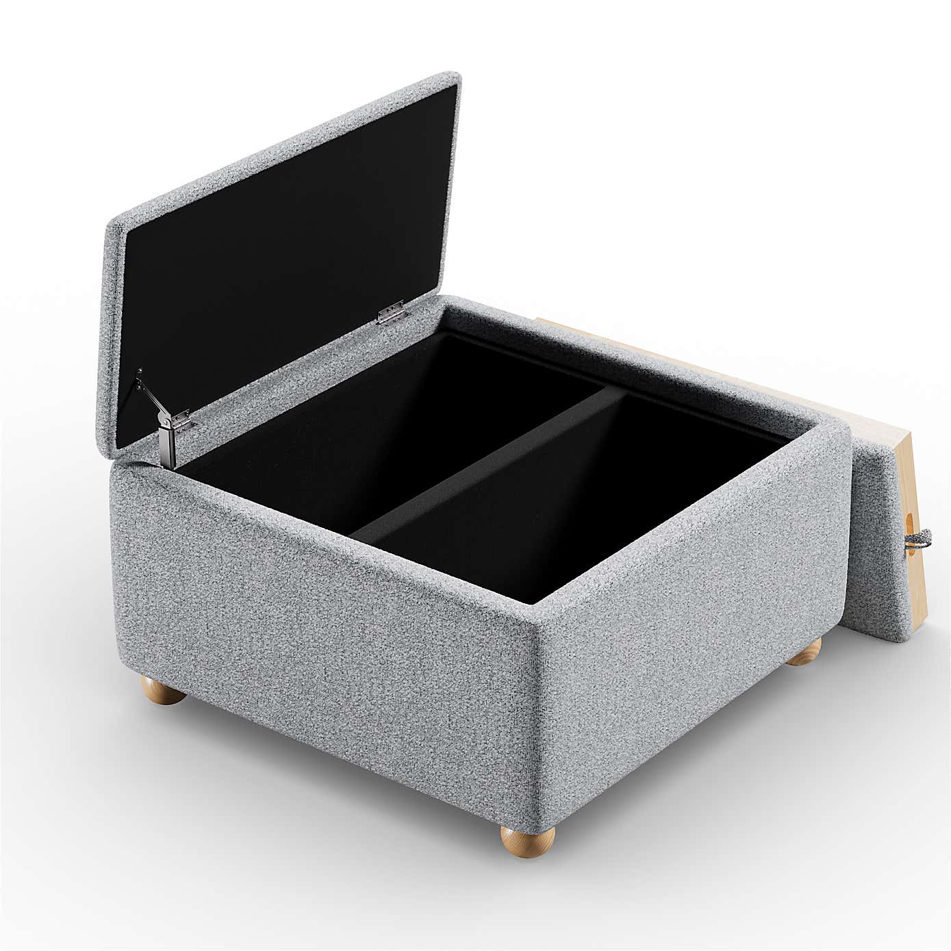 Elma Soft Weave Tray Table Ottoman