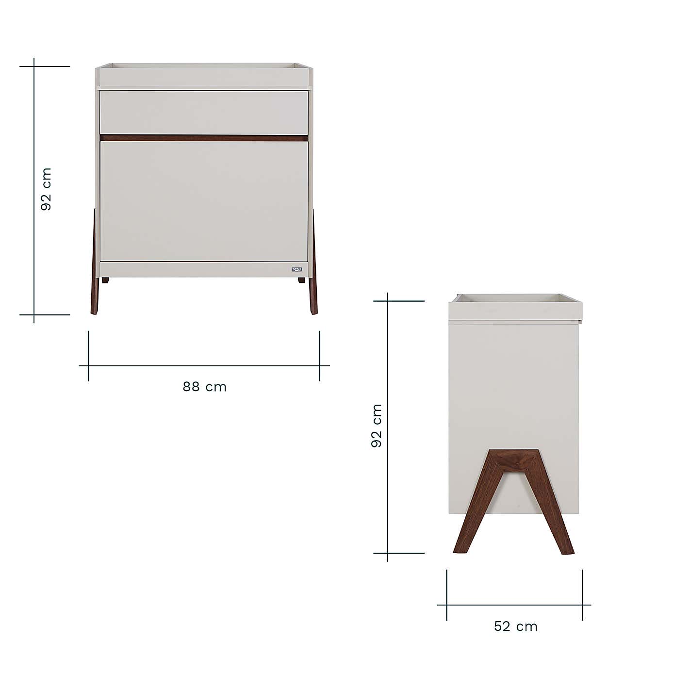 Tutti Bambini Fuori 3 Piece Nursery Furniture Set