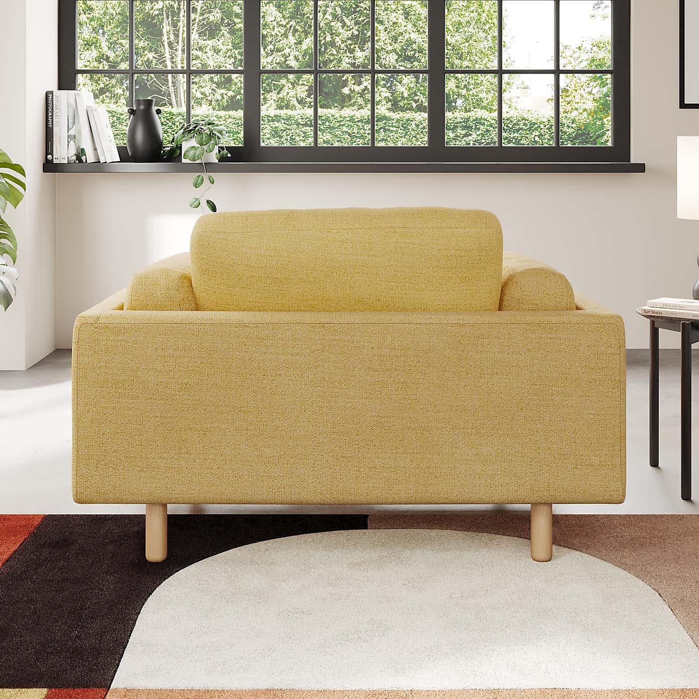Newton Chunky Tonal Weave Snuggle Chair