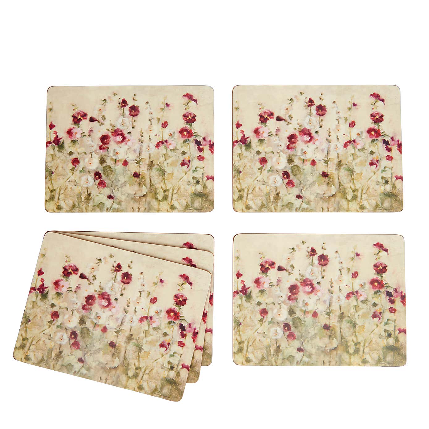 C TOPS Set of 6 Wild Poppies Placemats