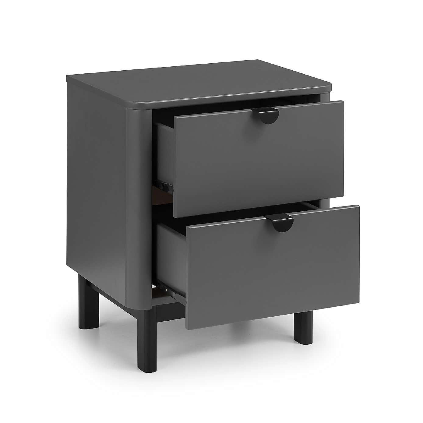 Chloe 2 Drawer Bedside