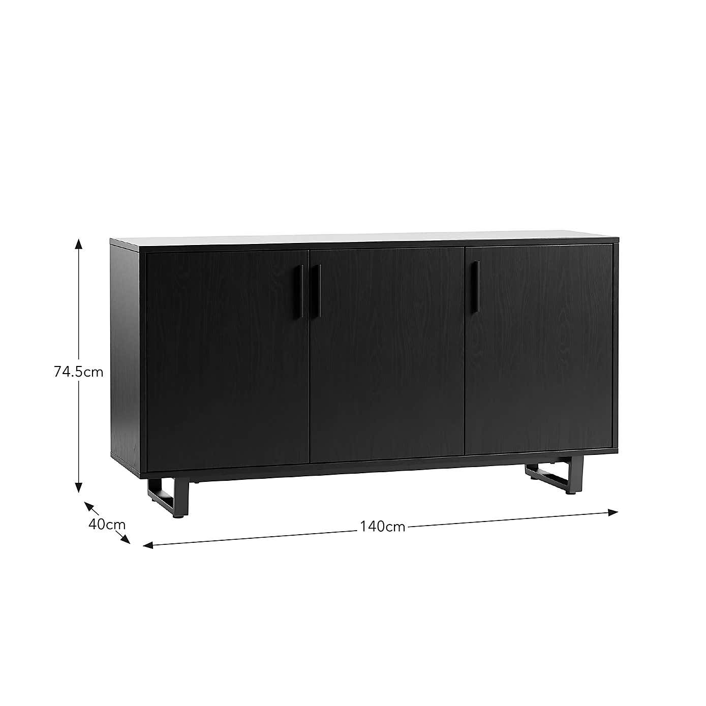 Freddie Large Sideboard Oak Effect