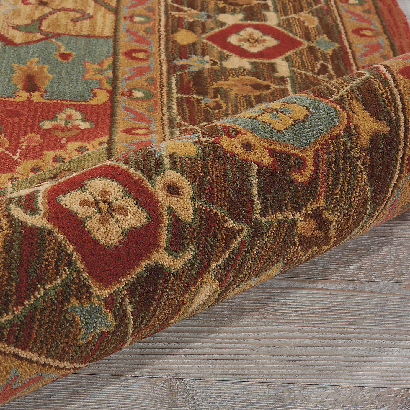 Living Treasures 1 Rust Rug