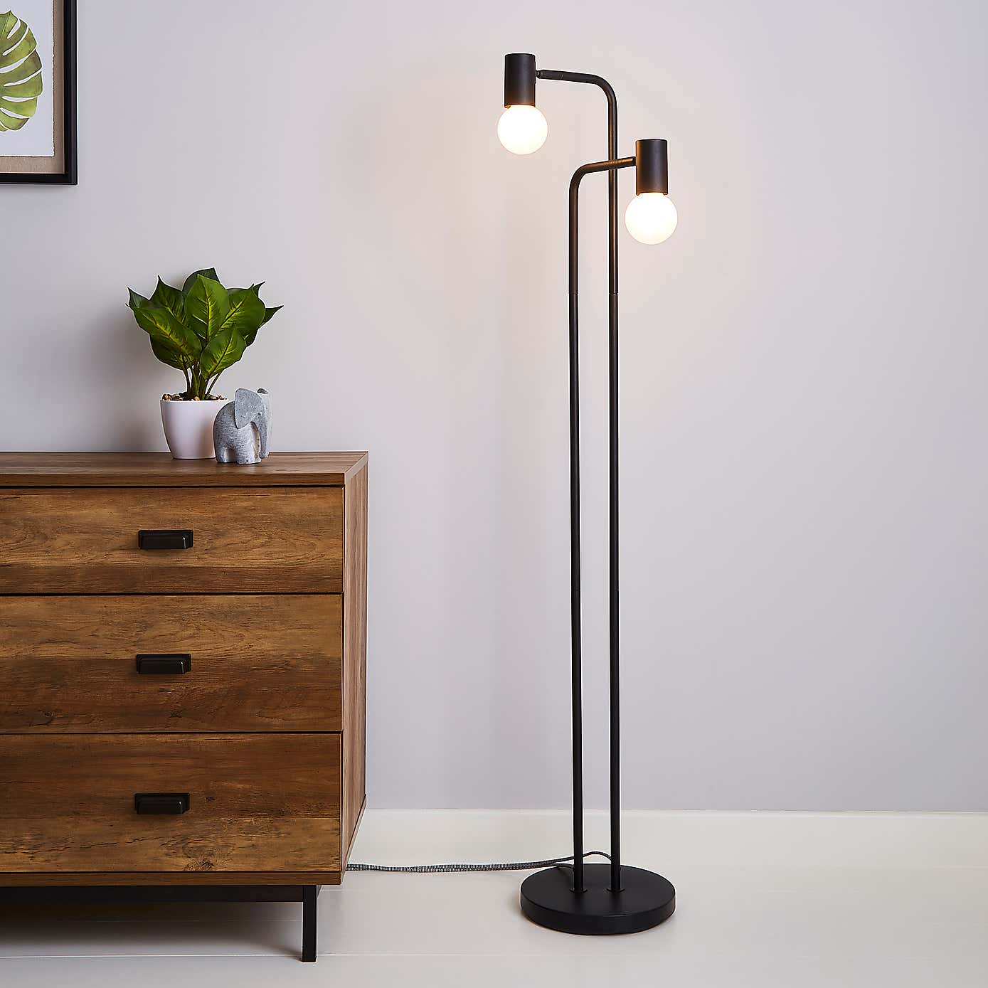Bradford Floor Lamp Matt Black
