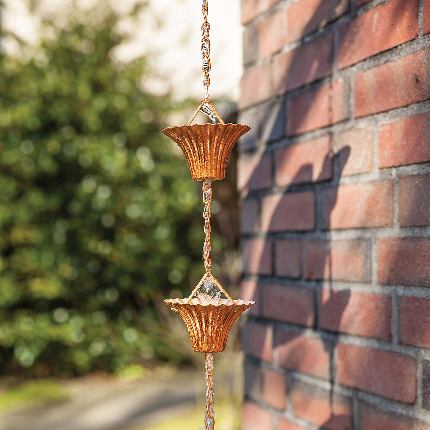 Fallen Fruits Copper Rain Chain