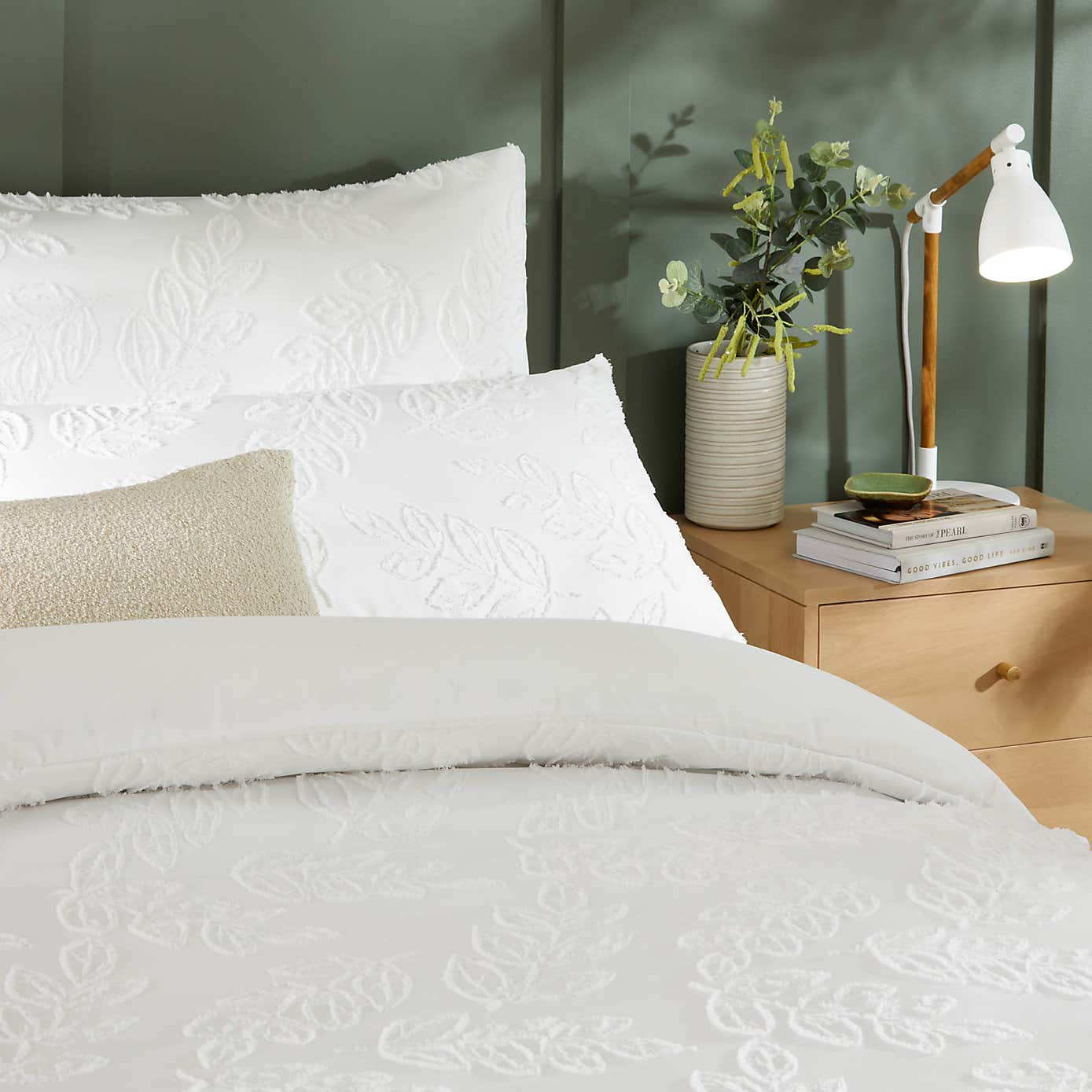 Duvet Day Seville Leaf Reversible Duvet Cover & Pillowcase Set