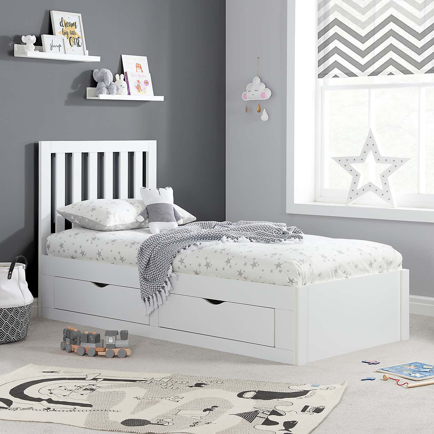 Appleby Single Bed, White