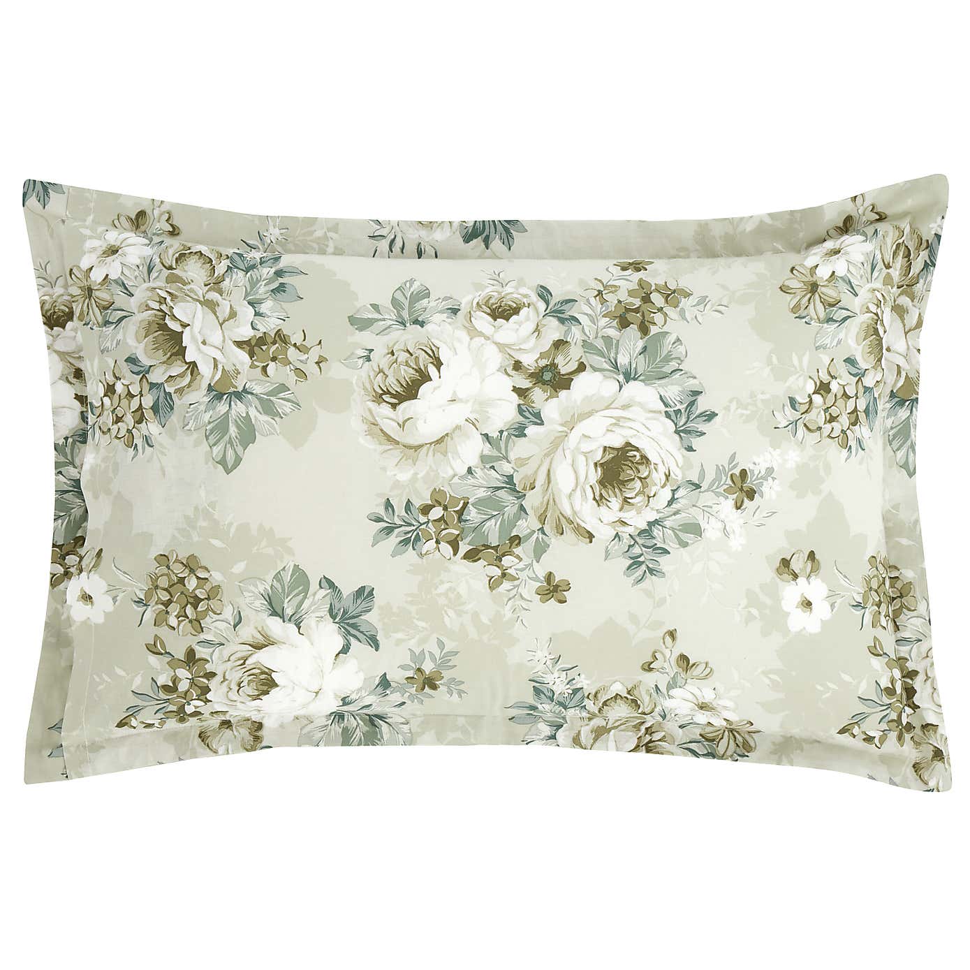 Darla Floral Sage Oxford Pillowcase