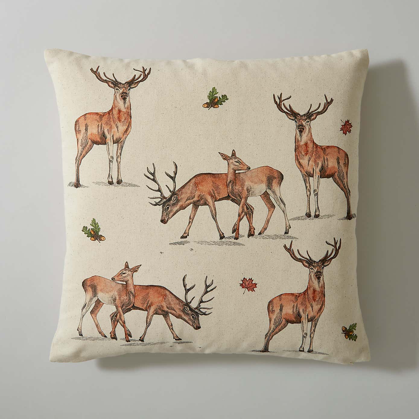 Stags Printed Cushion Cover