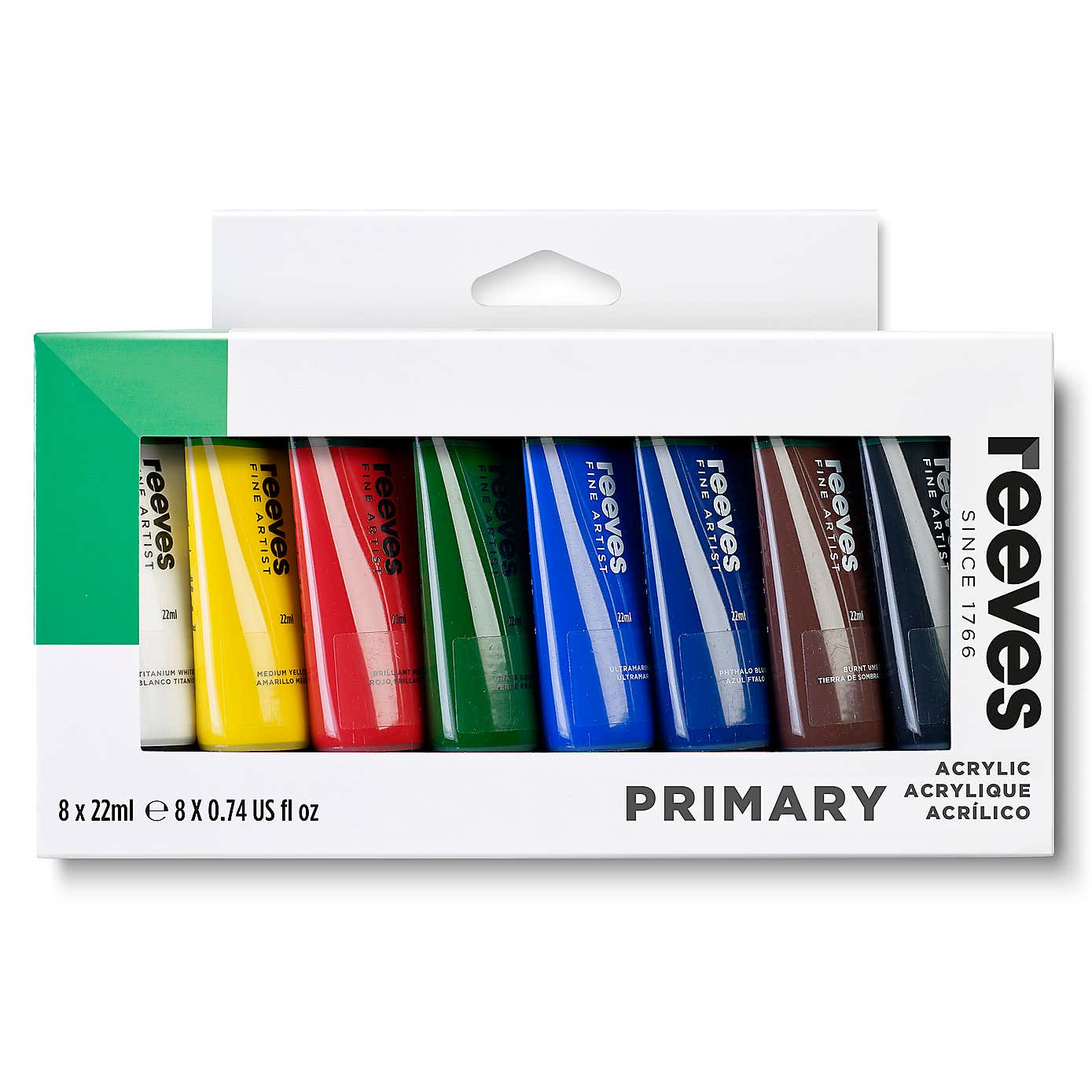Reeves Primary Colours Paint Set