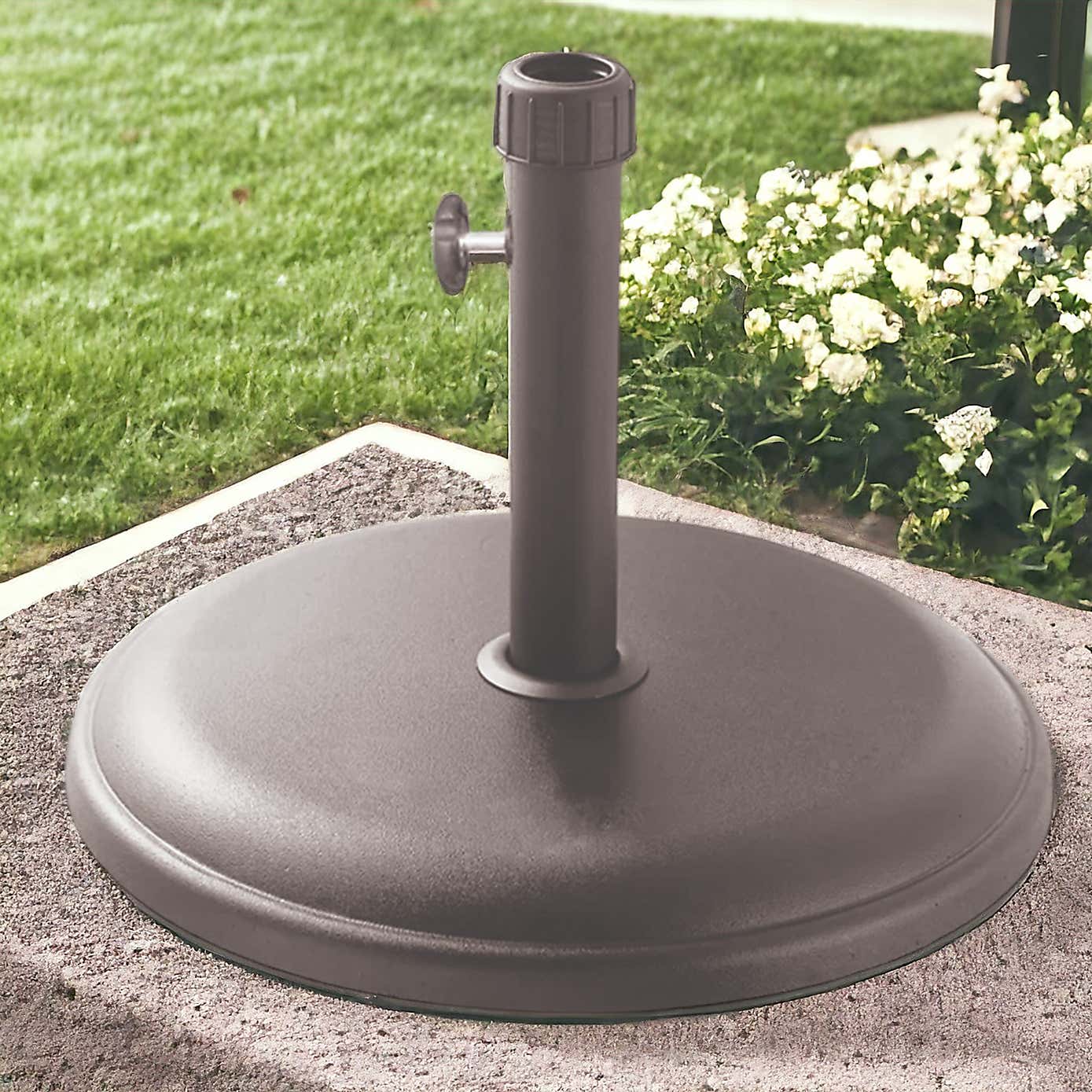 A.Mir Round Garden Parasol Base, 16kg