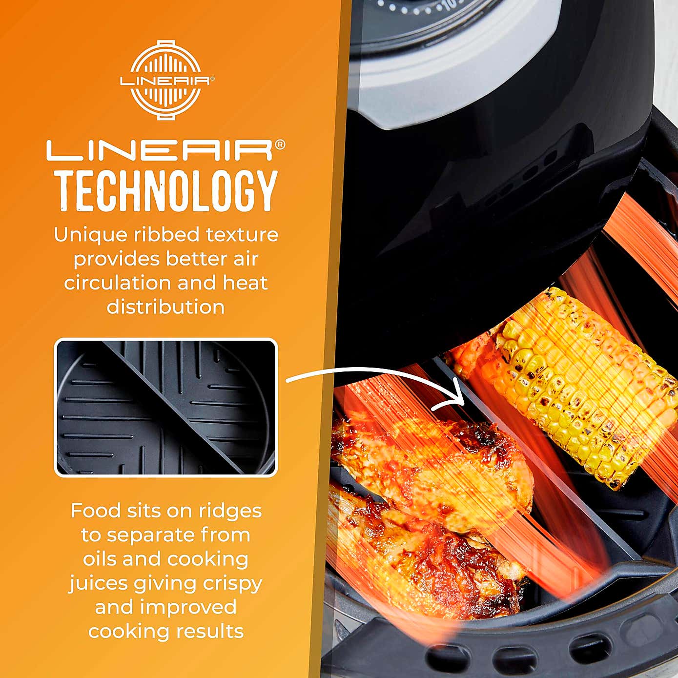 Tower Round Solid Tray With Divider