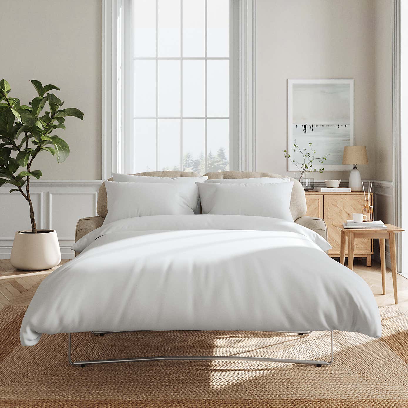 Slub Faux Linen Fabric Sample