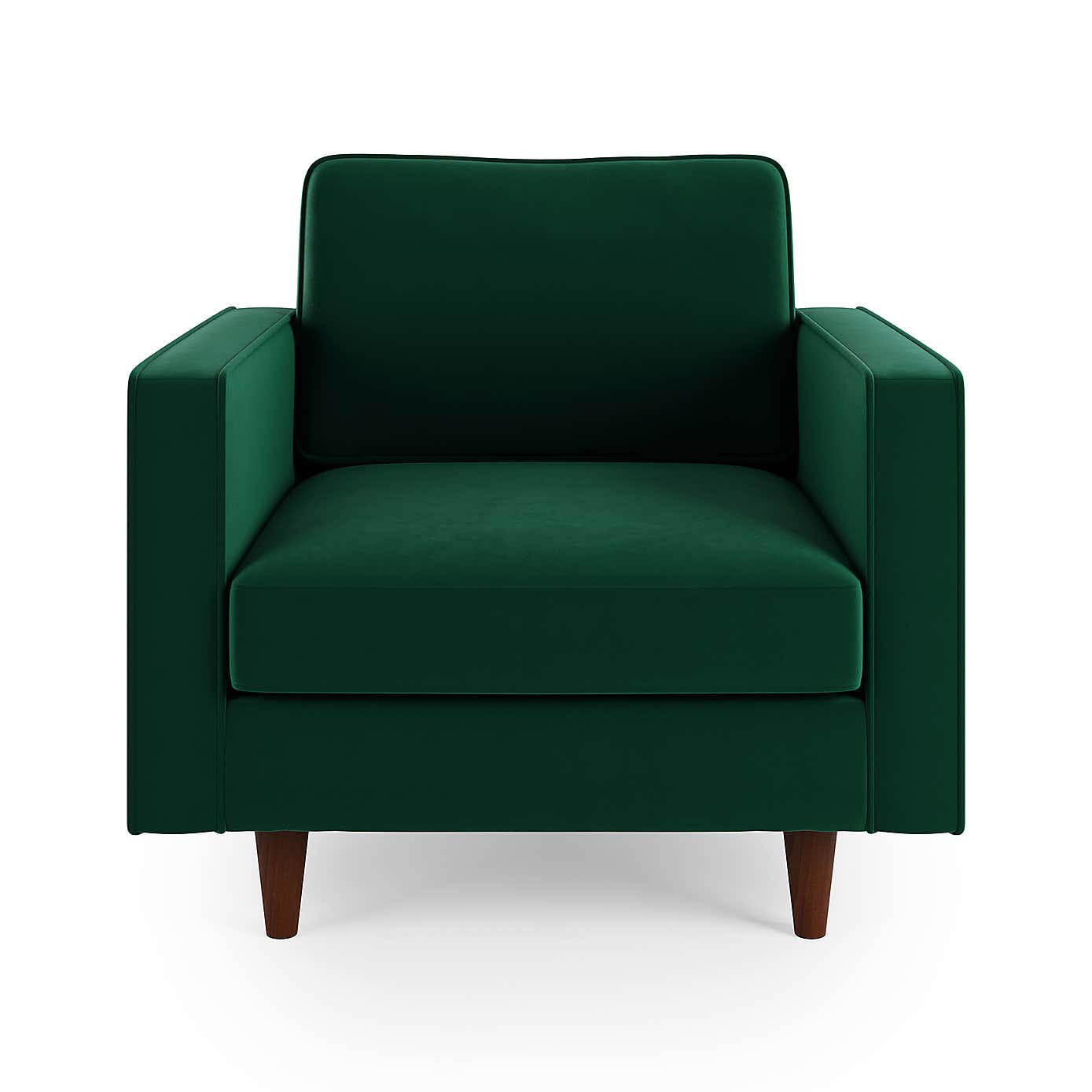 Zoe Plain Velvet Armchair