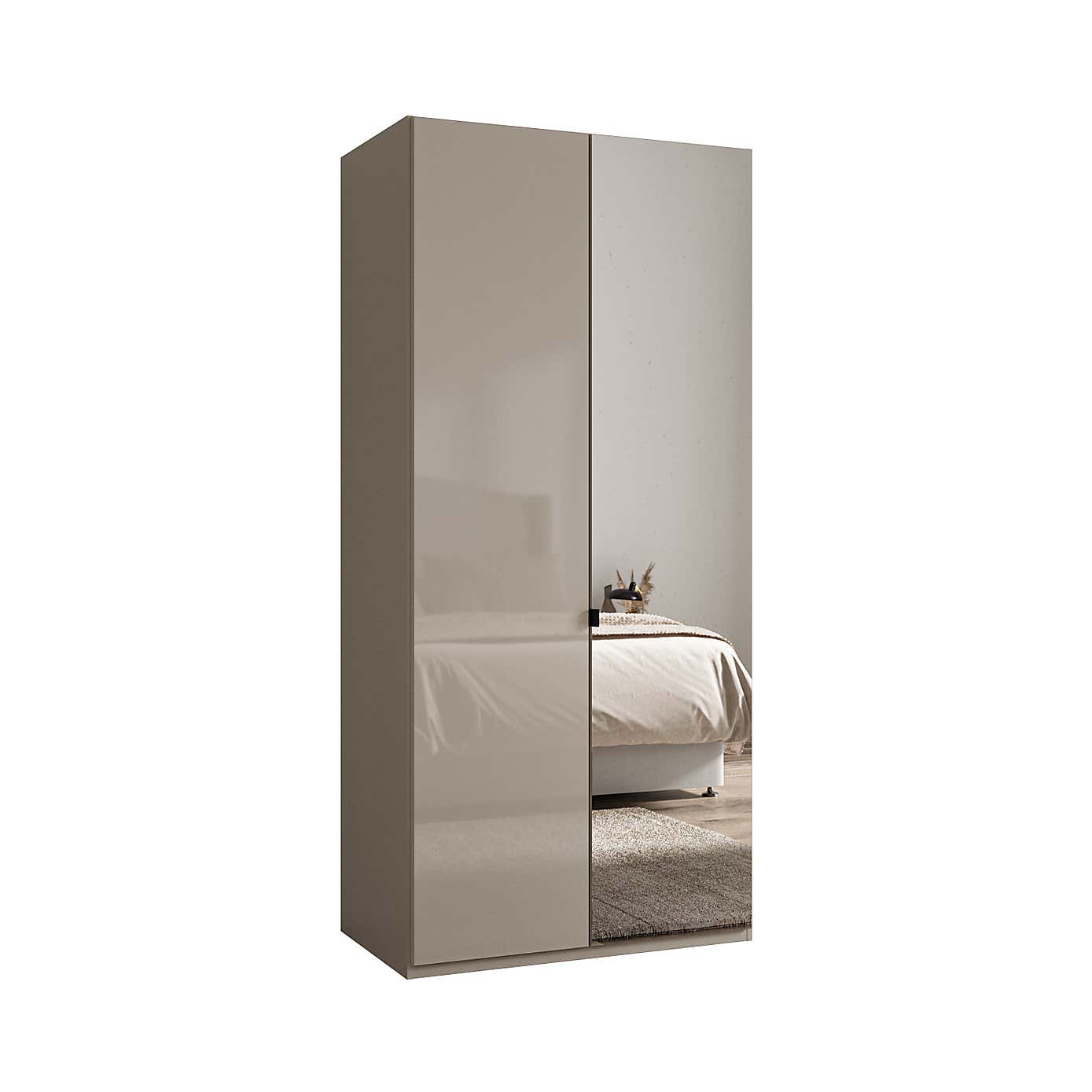 Wiemann Kahla 2 Door Mirrored Wardrobe