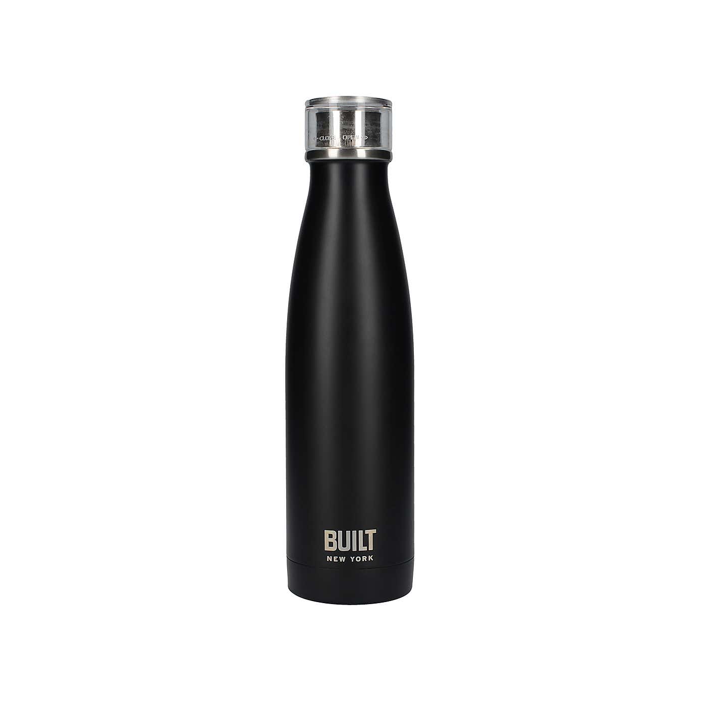 Built Double Walled Insulated Black Water Bottle